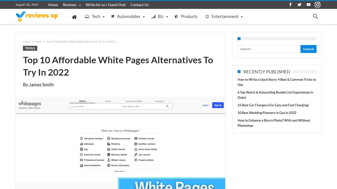 Top 10 Affordable White Pages Alternatives To Try In 2022 - Customer